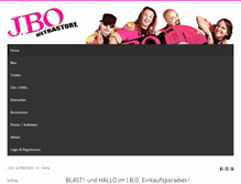 Tablet Screenshot of jbo-shop.com